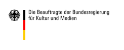 Logo der Bundesbeautragten der BUndesregierung für Kultur und Medien mit Verlinkung zum Impressum